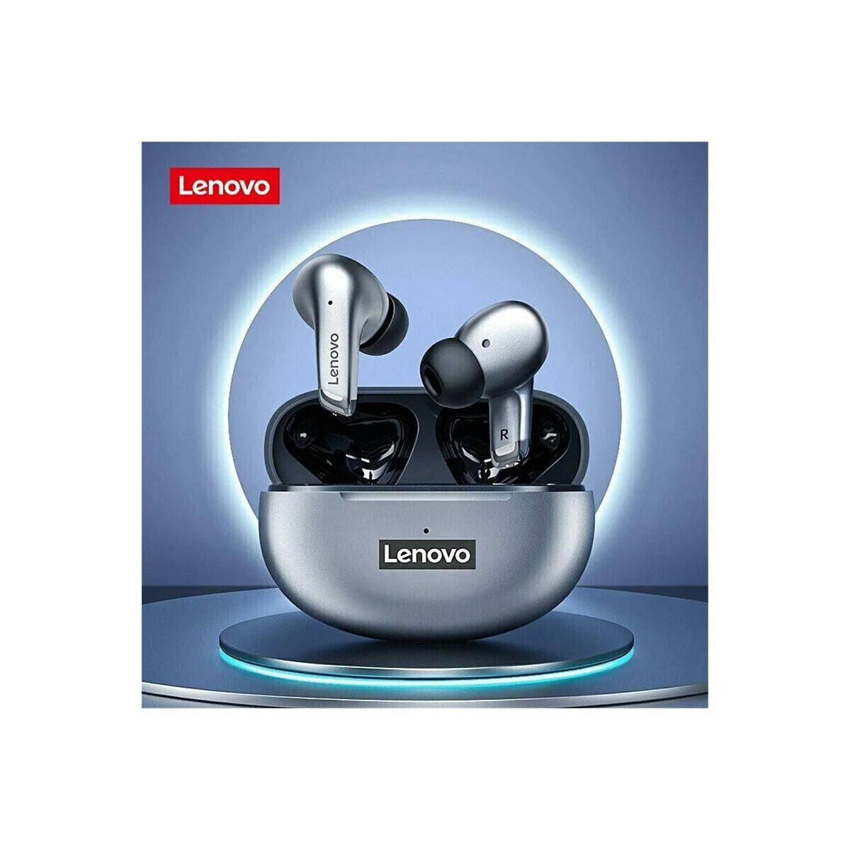 LENOVO - Audifonos Lenovo LP5 Bluetooth Gris Oscuro
