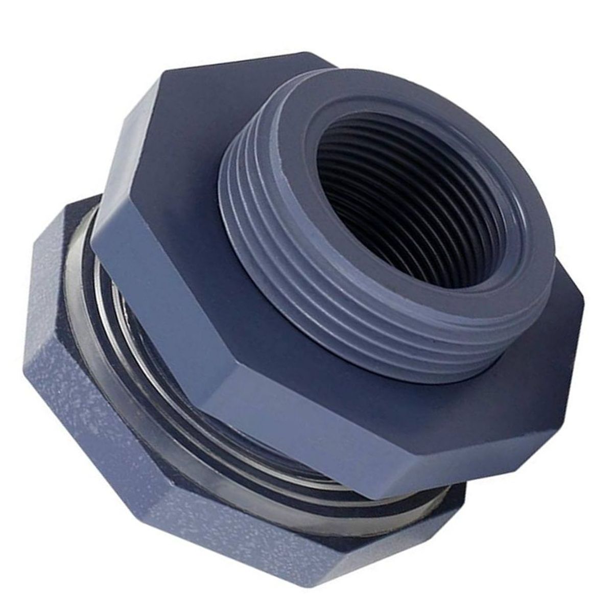 HYDRO - Conector de Tanque PVC Brida para Tanque de 1/2 "  RH - Hydroall Peru