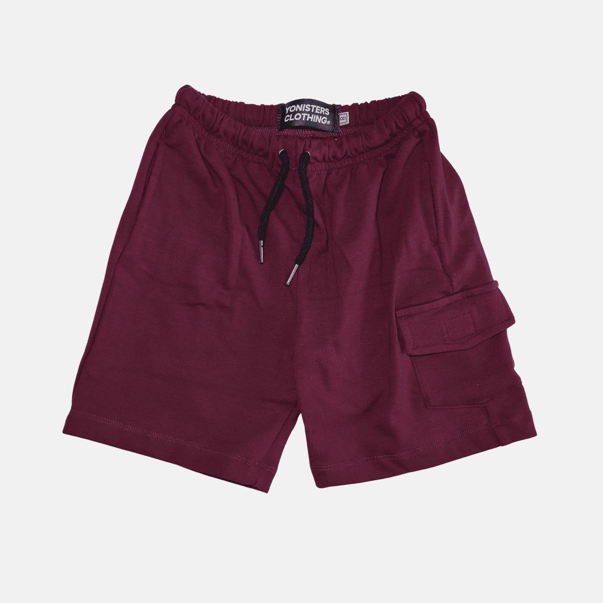 YONISTERS CLOTHING - SHORT DE ALGODON MODA KIDS YONISTERS CLOTHING VINO