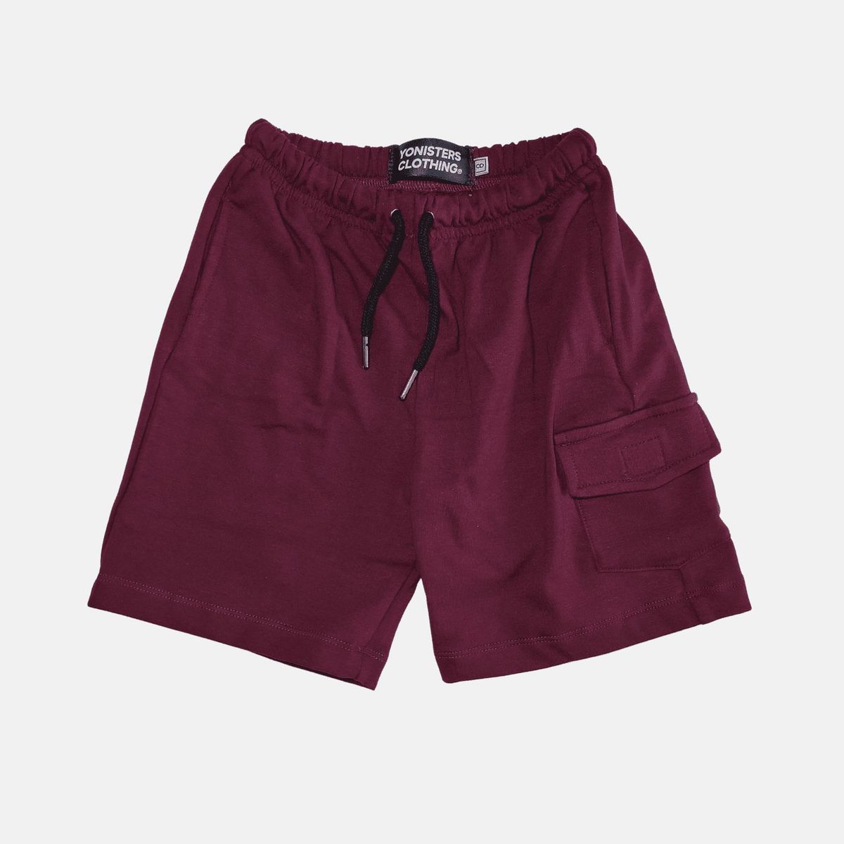 YONISTERS CLOTHING - SHORT DE ALGODON MODA KIDS YONISTERS CLOTHING VINO