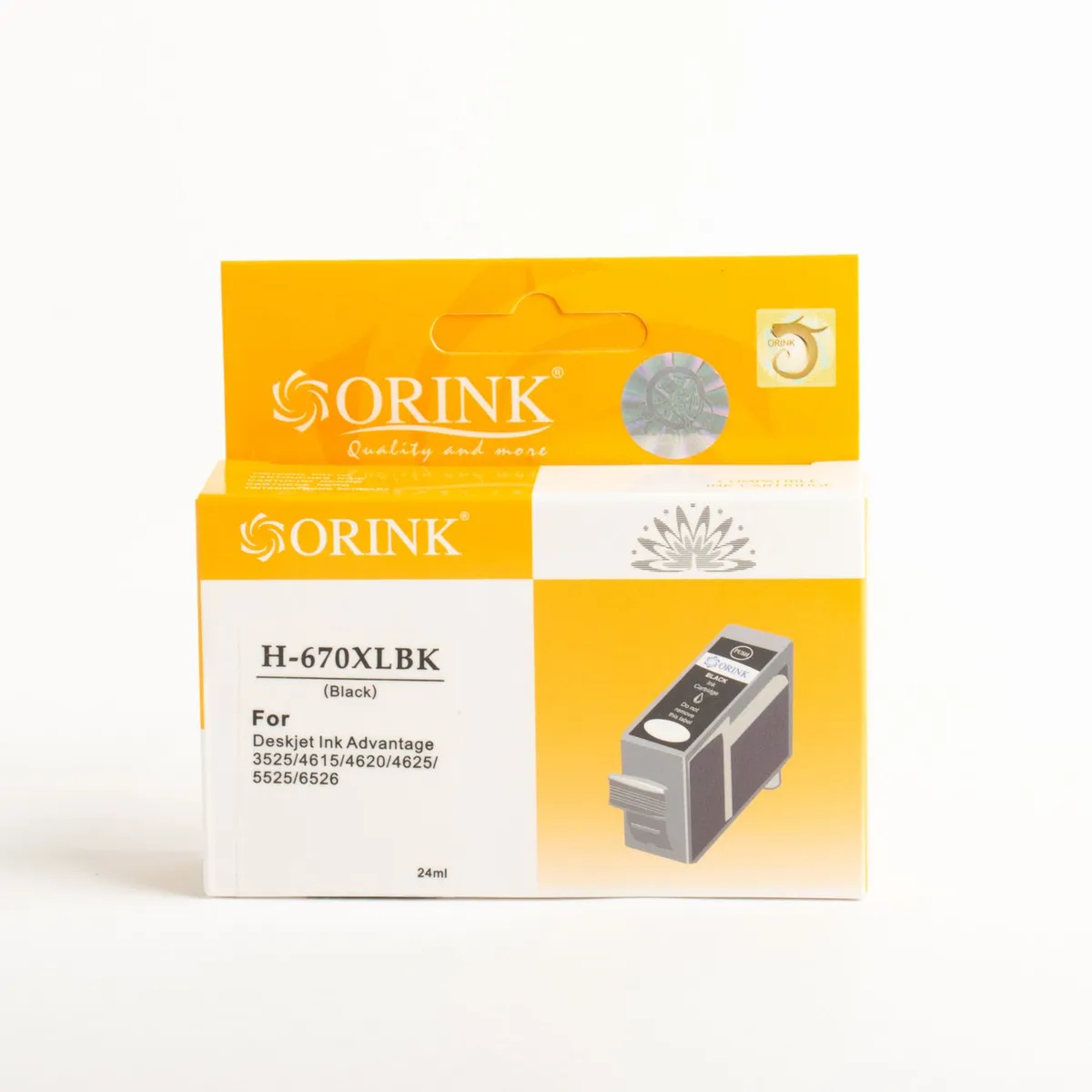 GENERICO - Cartucho de tinta Compatible CH 670 XL Negro Black