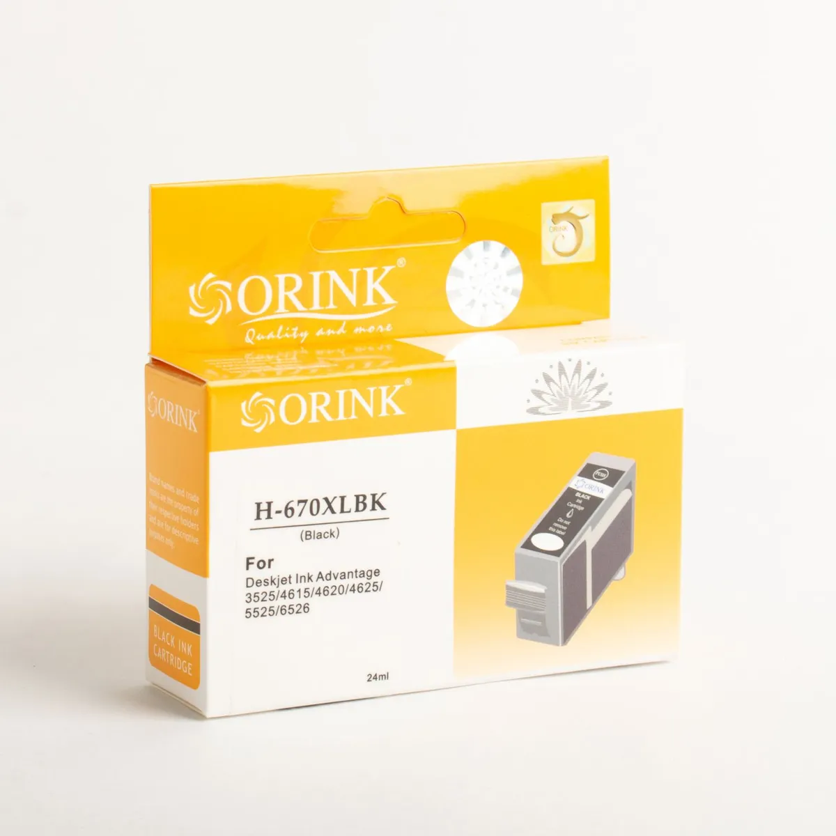 GENERICO - Cartucho de tinta Compatible CH 670 XL Negro Black