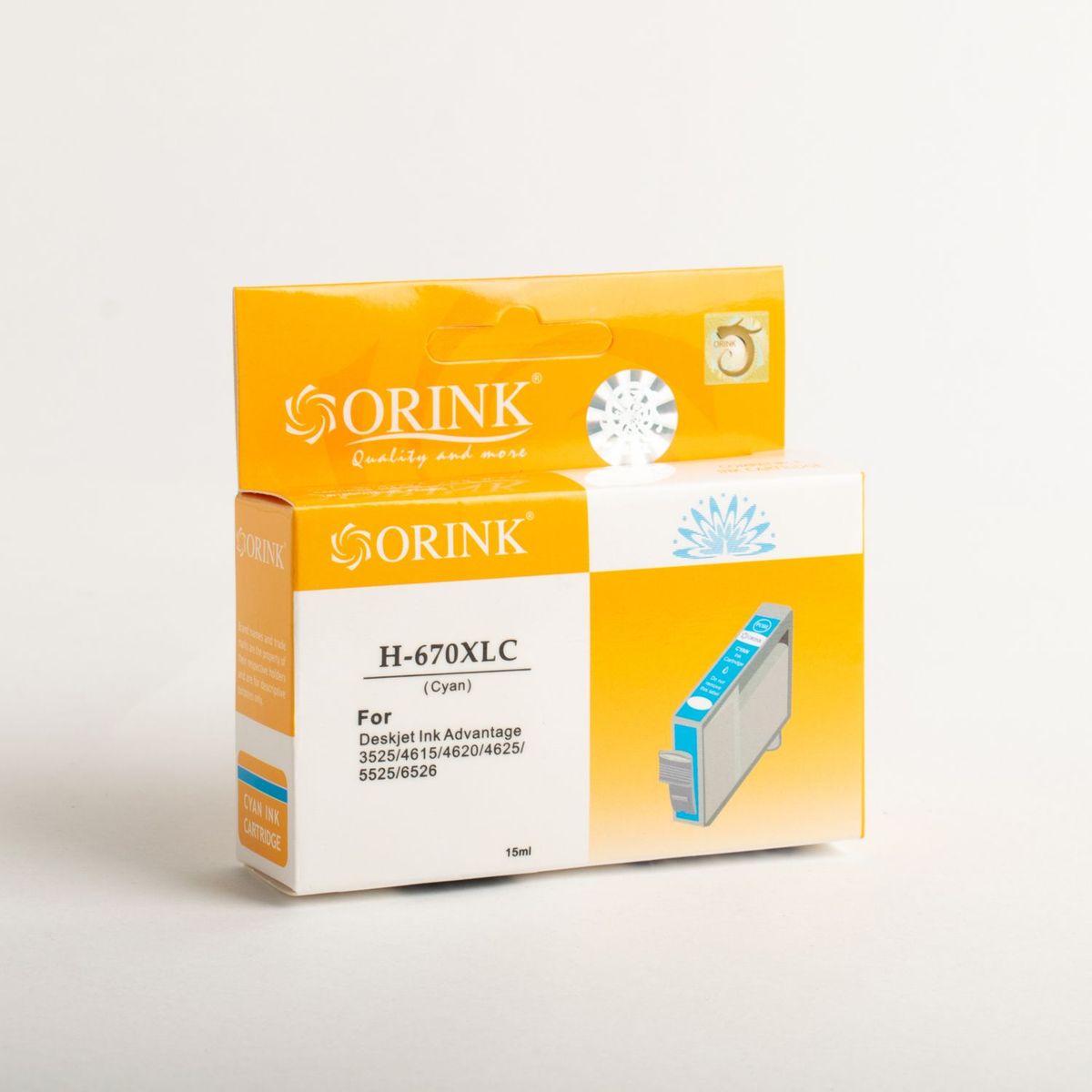 GENERICO - Cartucho de tinta Compatible CH 670 XL Azul Cyan 15 ml