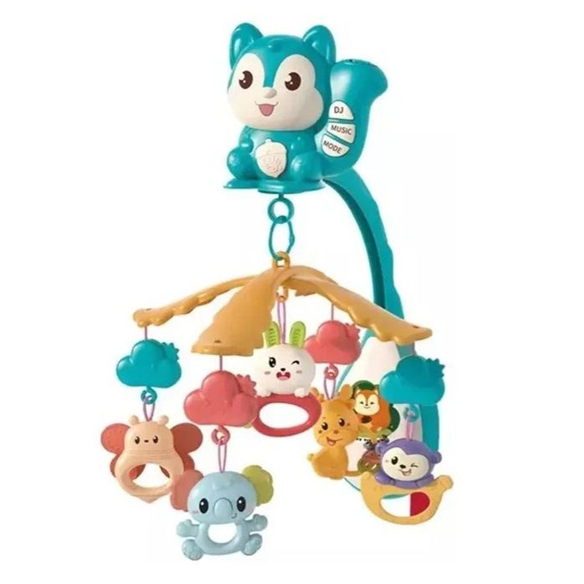 GENERICO - Móvil Giratorio Musical Para Cuna Con Luces para Bebé