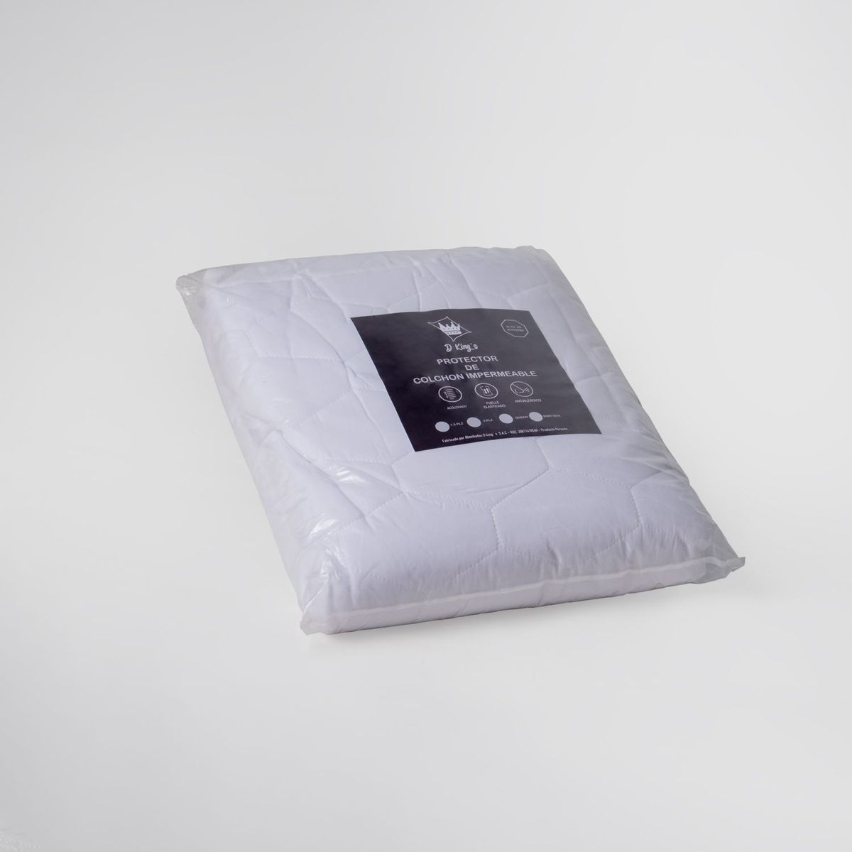 GENERICO - Protector de Colchón Impermeable Acolchado 1.5 Plz - D king´s