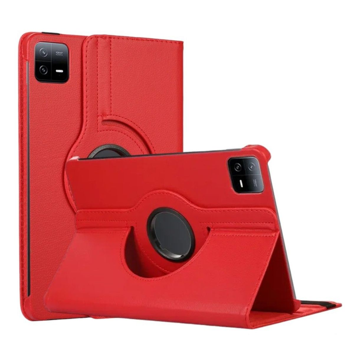 GENERICO - Funda Giratoria para Tablet XIAOMI PAD 6  Rojo