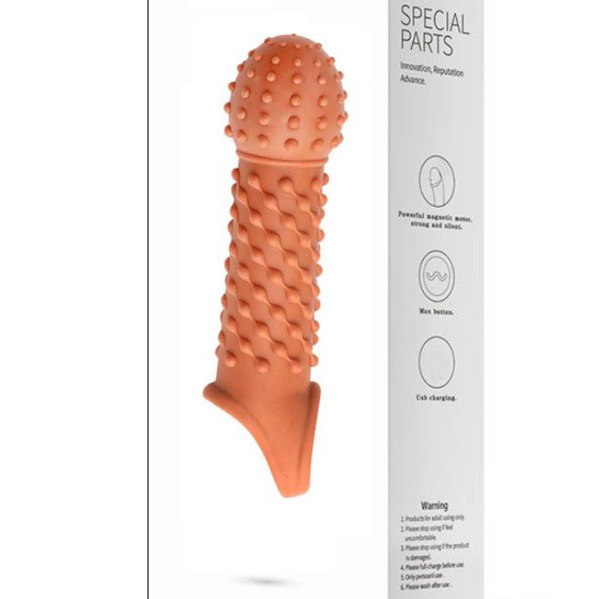 GENERICO - Manga con textura de puntos de 17 x 4 cm