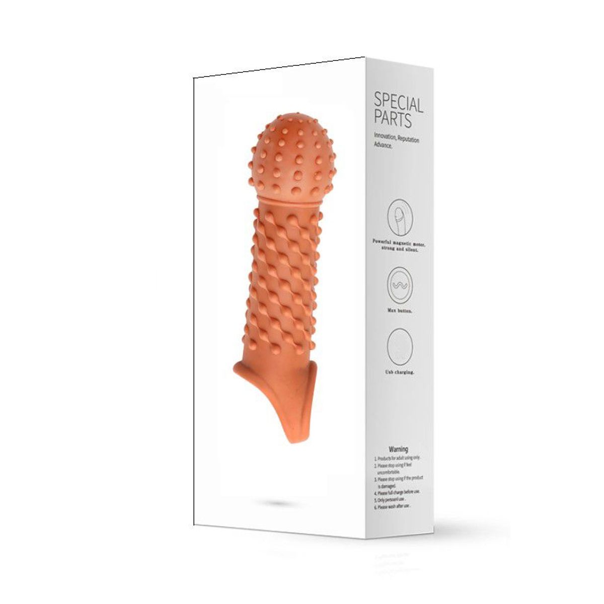 GENERICO - Manga con textura de puntos de 17 x 4 cm