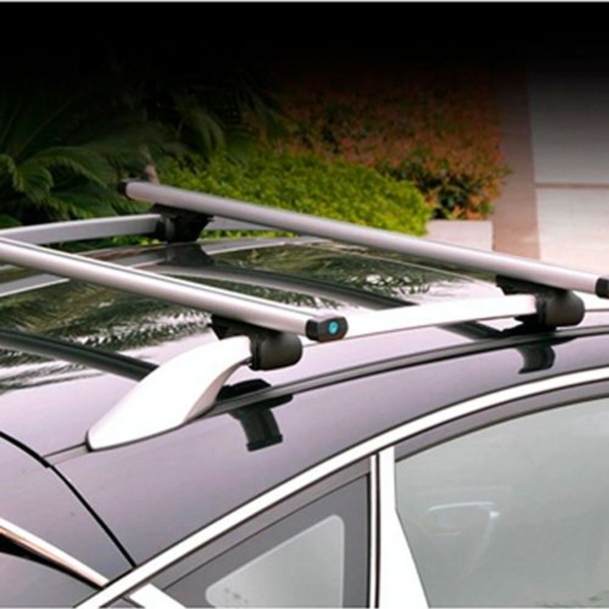 GENERICO - Barras Transversal De Carga Hasta 150kg Para Auto Parrilla