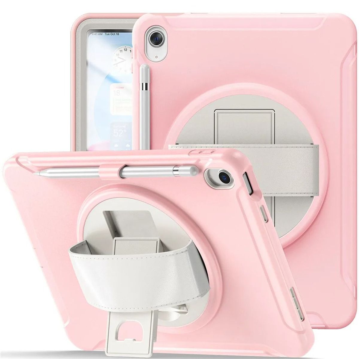 GENERICO - Funda Armor 360° para IPAD 10ma generacion 10.9 Rosado