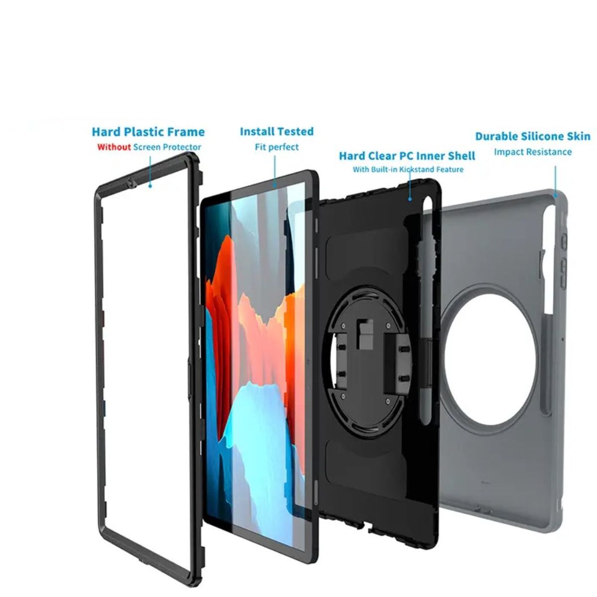 GENERICO - Funda Armor 360° para IPAD 10ma generacion 10.9 Rosado