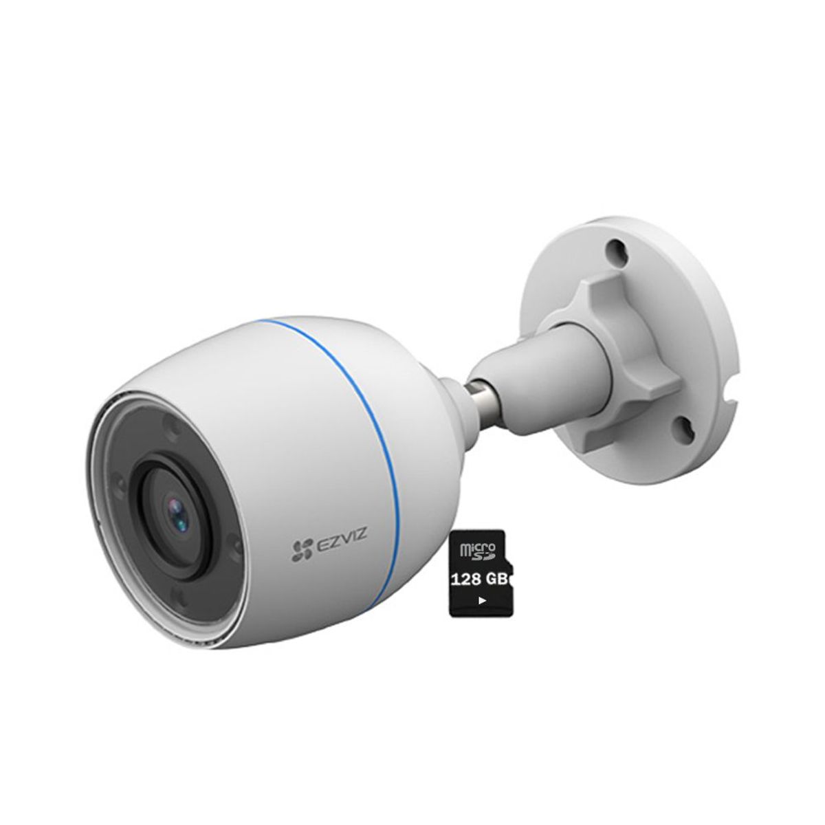 EZVIZ - Cámara Vigilancia H3c Full Hd Ezviz Tecnología Ia + Sd 128gb