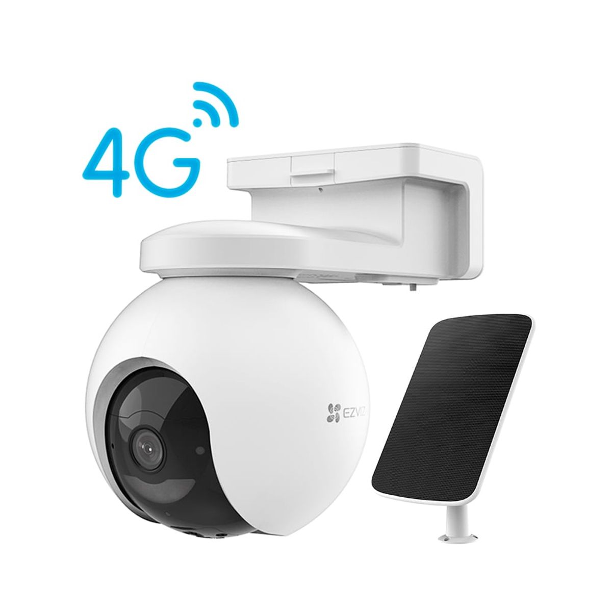 EZVIZ - Cámara Vigilancia Exterior Eb8 4g 2k Ezviz Gps + Panel Solar