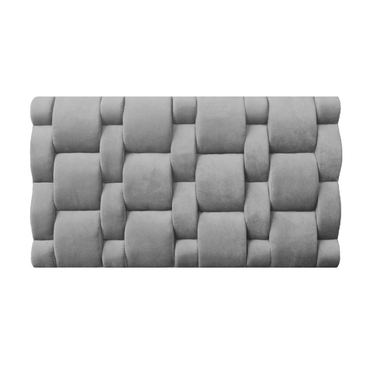 BARAKA HOME - Cabecera Niza Aerea Queen - Gris Claro