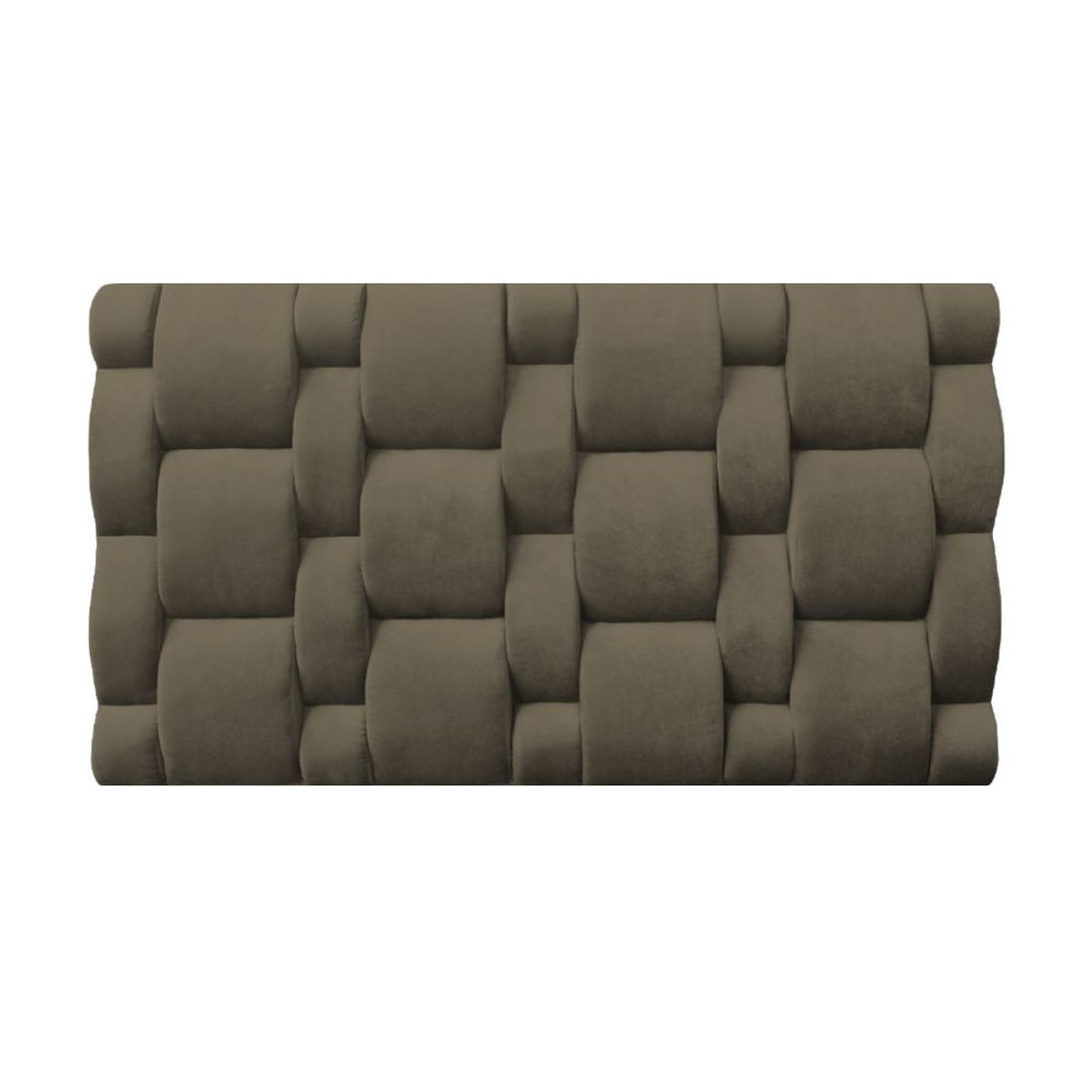 BARAKA HOME - Cabecera Niza Aerea 1.5 Plz - Beige Oscuro