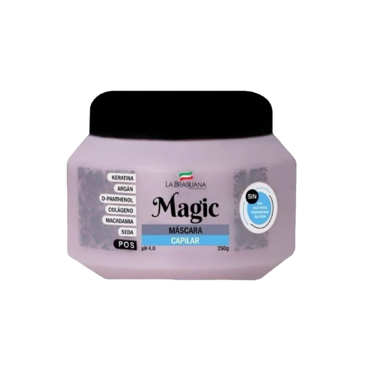 LA BRASILIANA - Máscara capilar MAGIC POS 250 gr. La Brasiliana Sin SAL