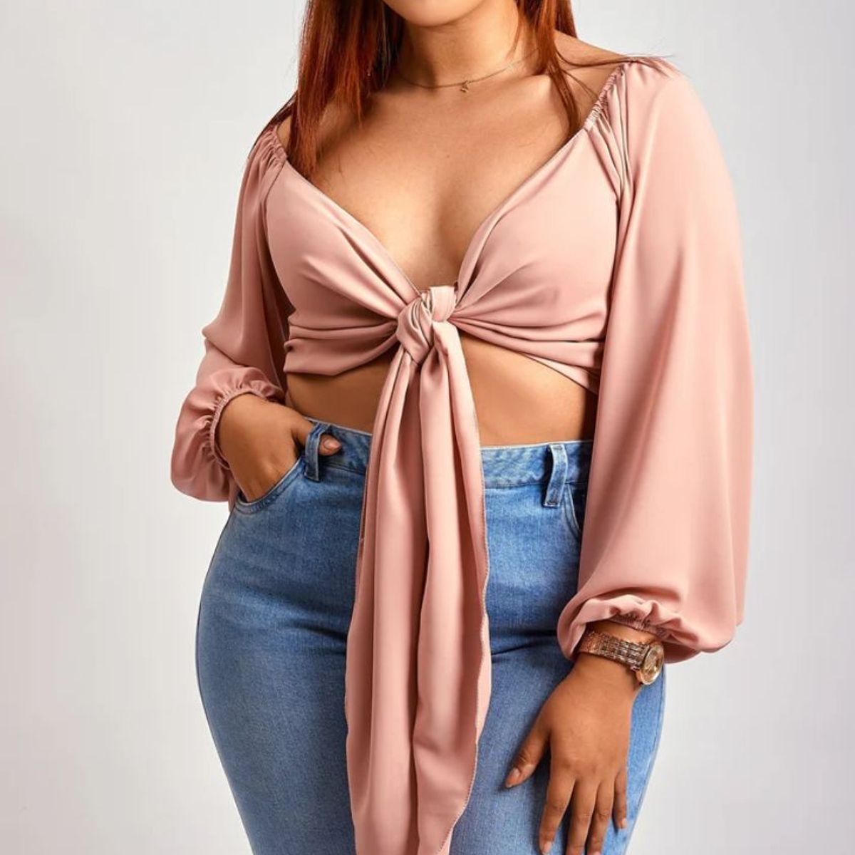 MISS LADY - Blusa Sebastiana - Rosa