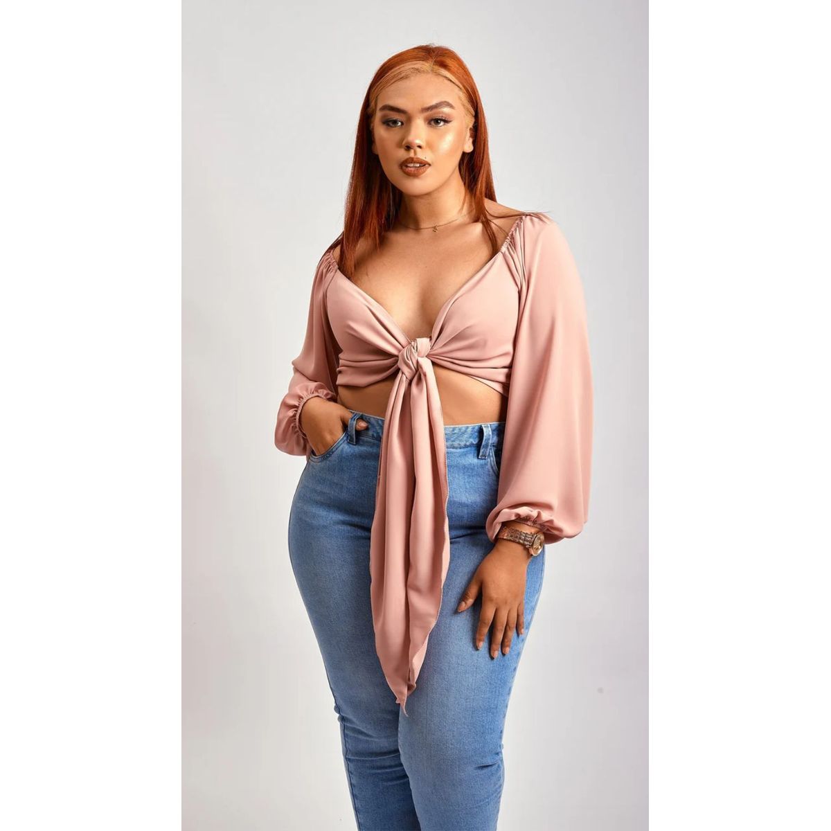 MISS LADY - Blusa Sebastiana - Rosa