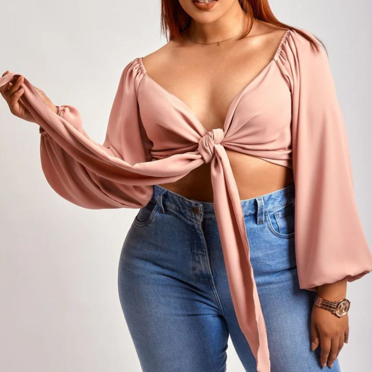 MISS LADY - Blusa Sebastiana - Rosa