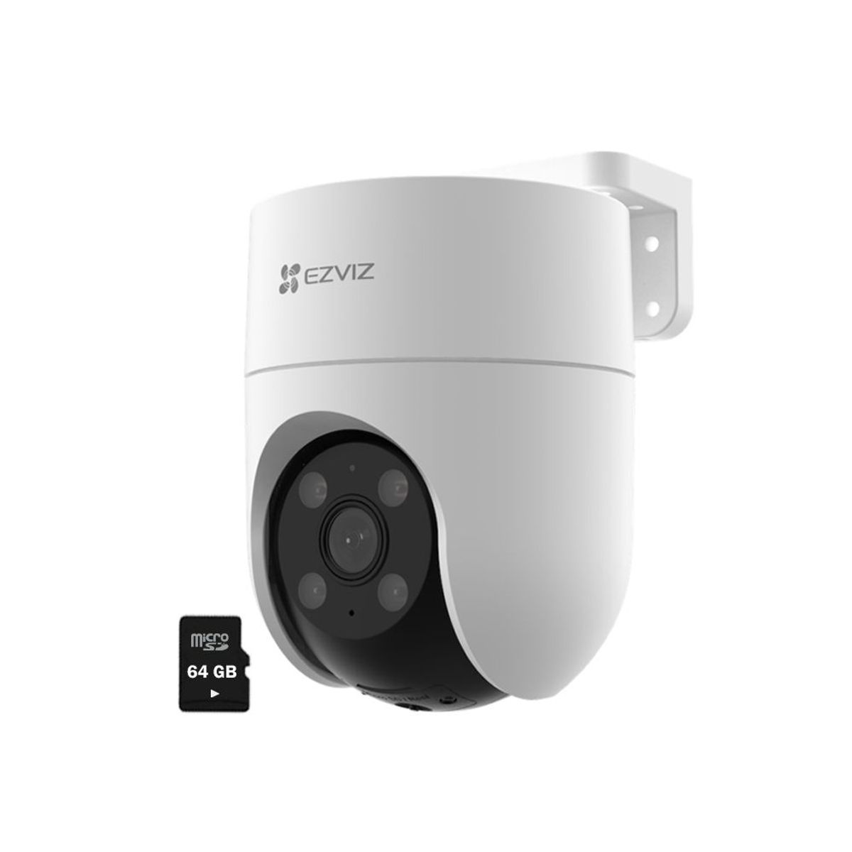 EZVIZ - Cámara Vigilancia H8c Full Hd Ezviz 360° Alarma + Sd 64gb
