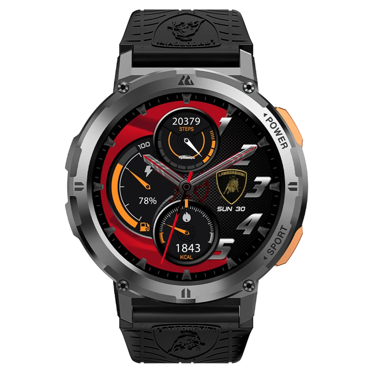 LAMBORGHINI - Smartwatch Lamborghini Aventador Cerchio Negro