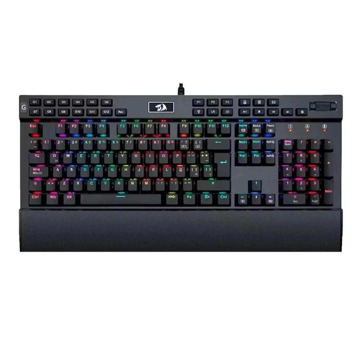 REDRAGON - TECLADO MECANICO REDRAGON YAMA K550RGB-1 LED RGB SWITCH PURPLE BLACK