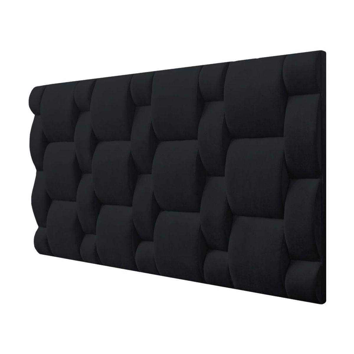 BARAKA HOME - Cabecera Niza Aerea Queen - Negro
