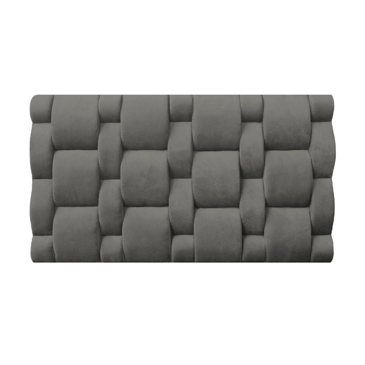 BARAKA HOME - Cabecera Niza Aerea Queen - Gris Oscuro