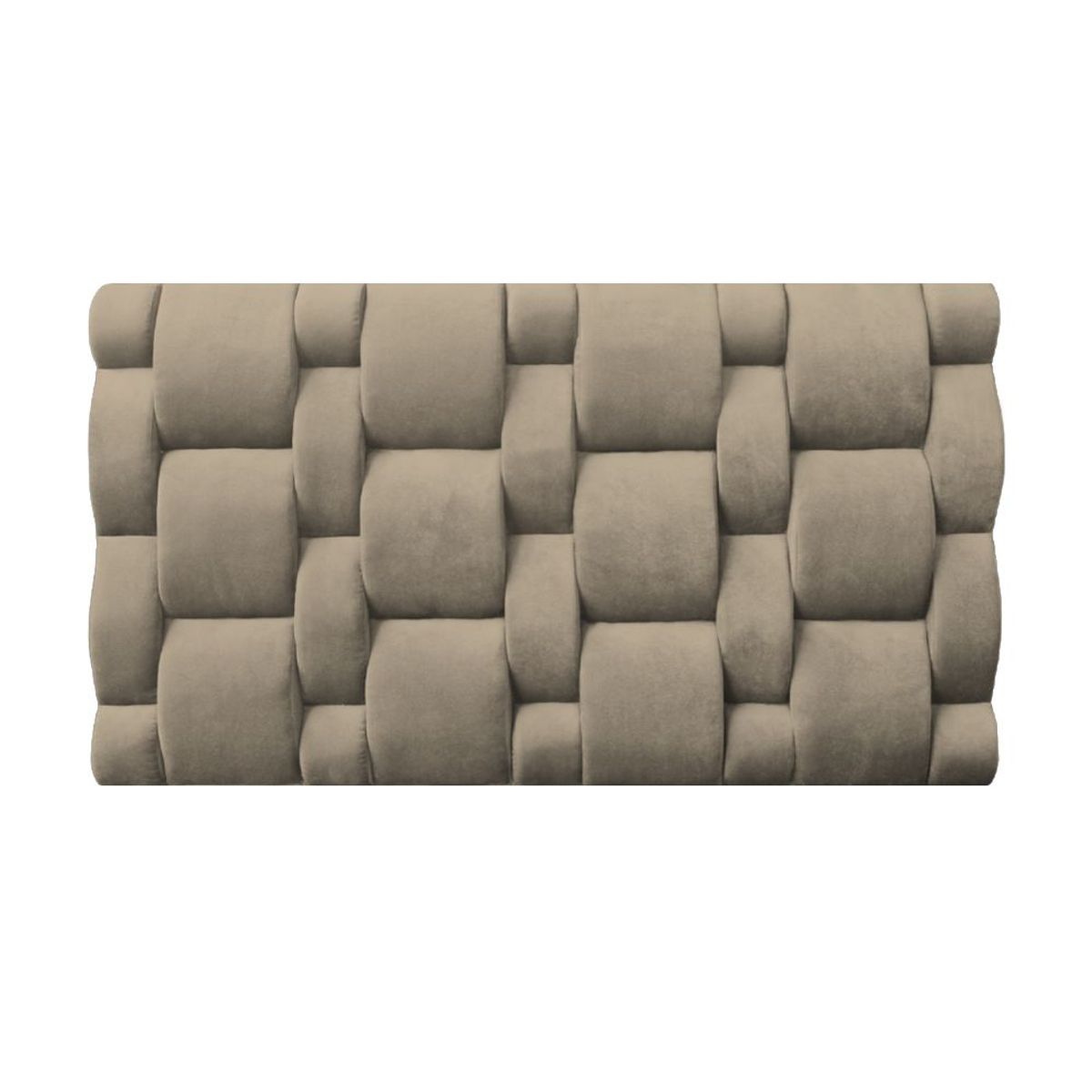 BARAKA HOME - Cabecera Niza Aerea King - Beige Claro