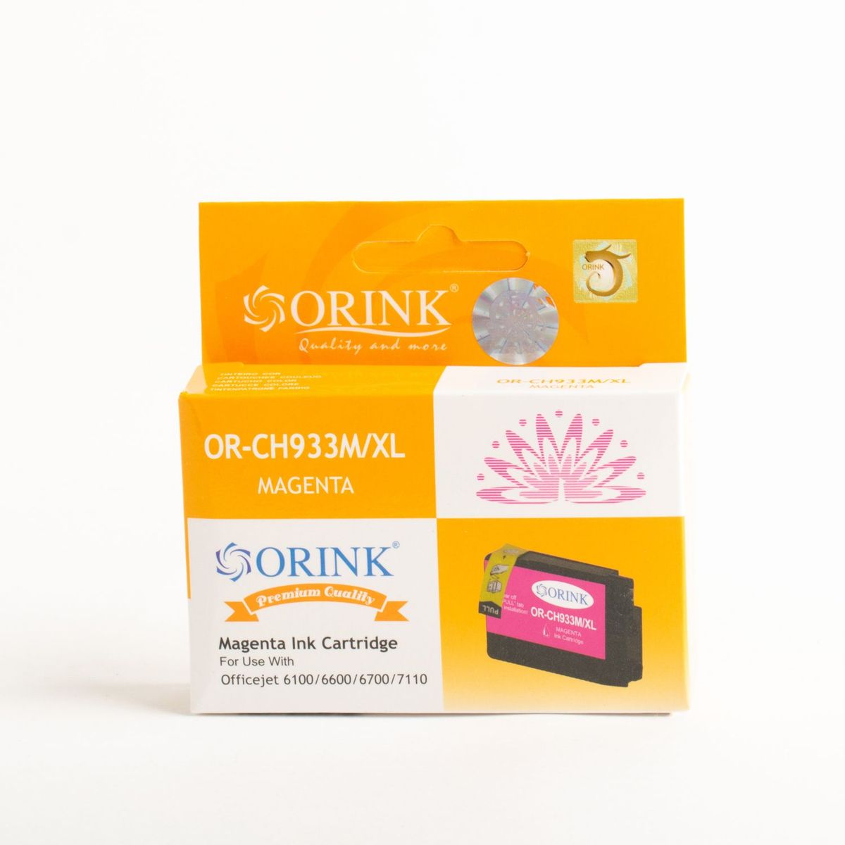 GENERICO - Cartucho de tinta Compatible H 933 XL Rojo Magenta