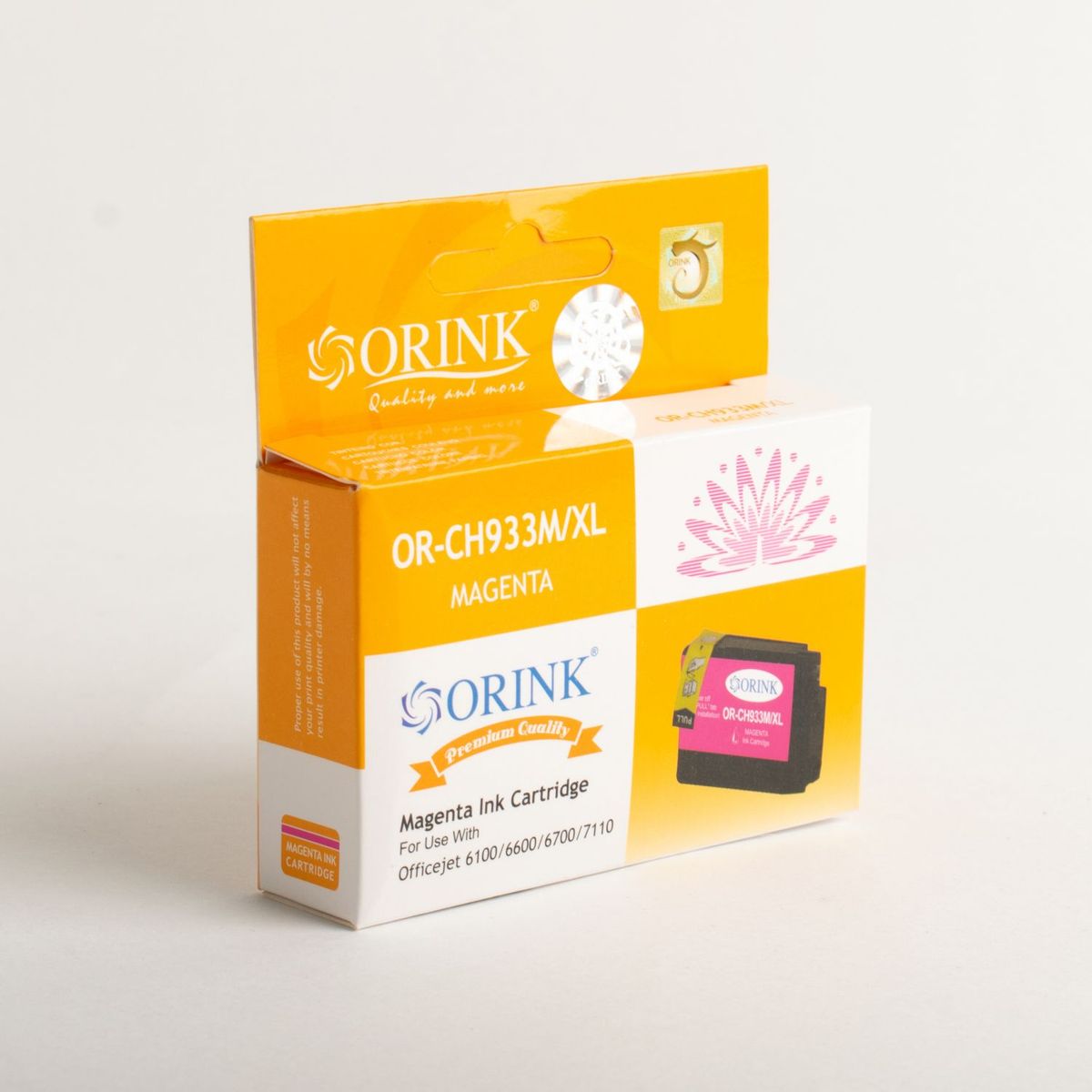 GENERICO - Cartucho de tinta Compatible H 933 XL Rojo Magenta