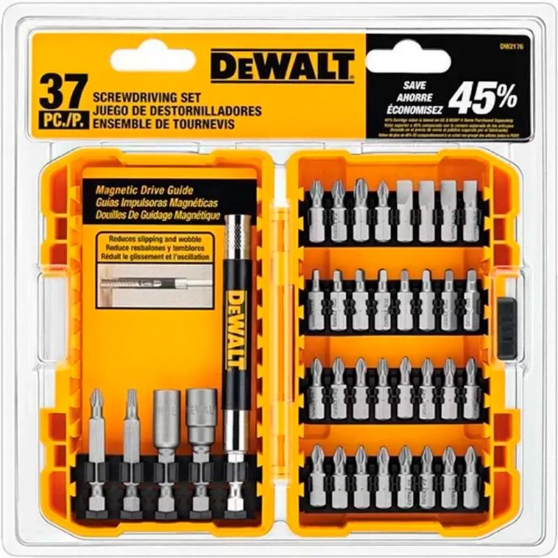 DEWALT - SET para atornilladores 37 PIEZAS DW2176 Dewalt