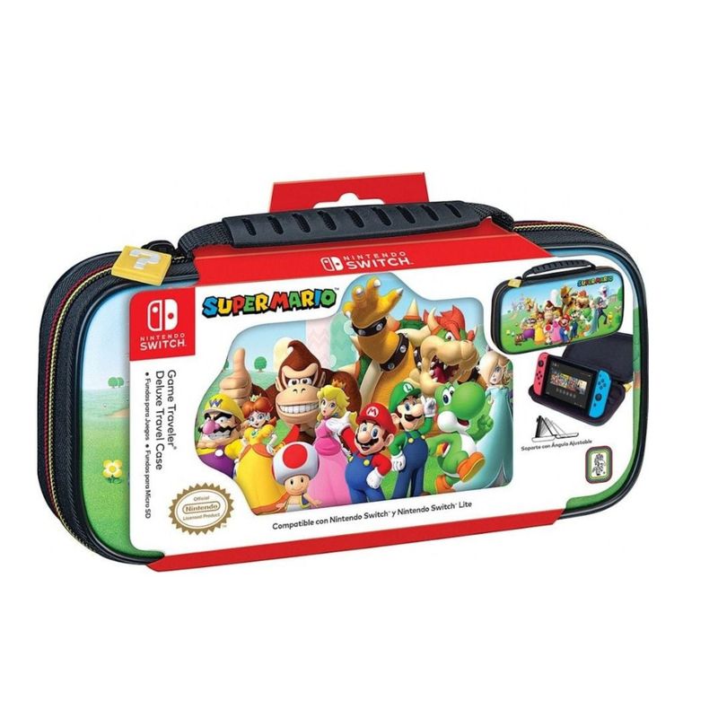 NINTENDO - Estuche Game Traveler Deluxe Super Mario Color