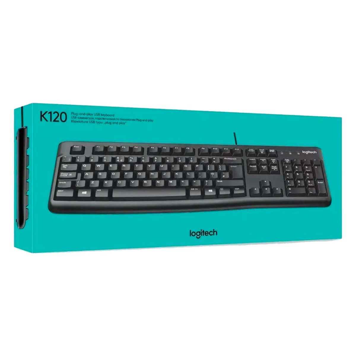 LOGITECH - Teclado Logitech español alámbrico