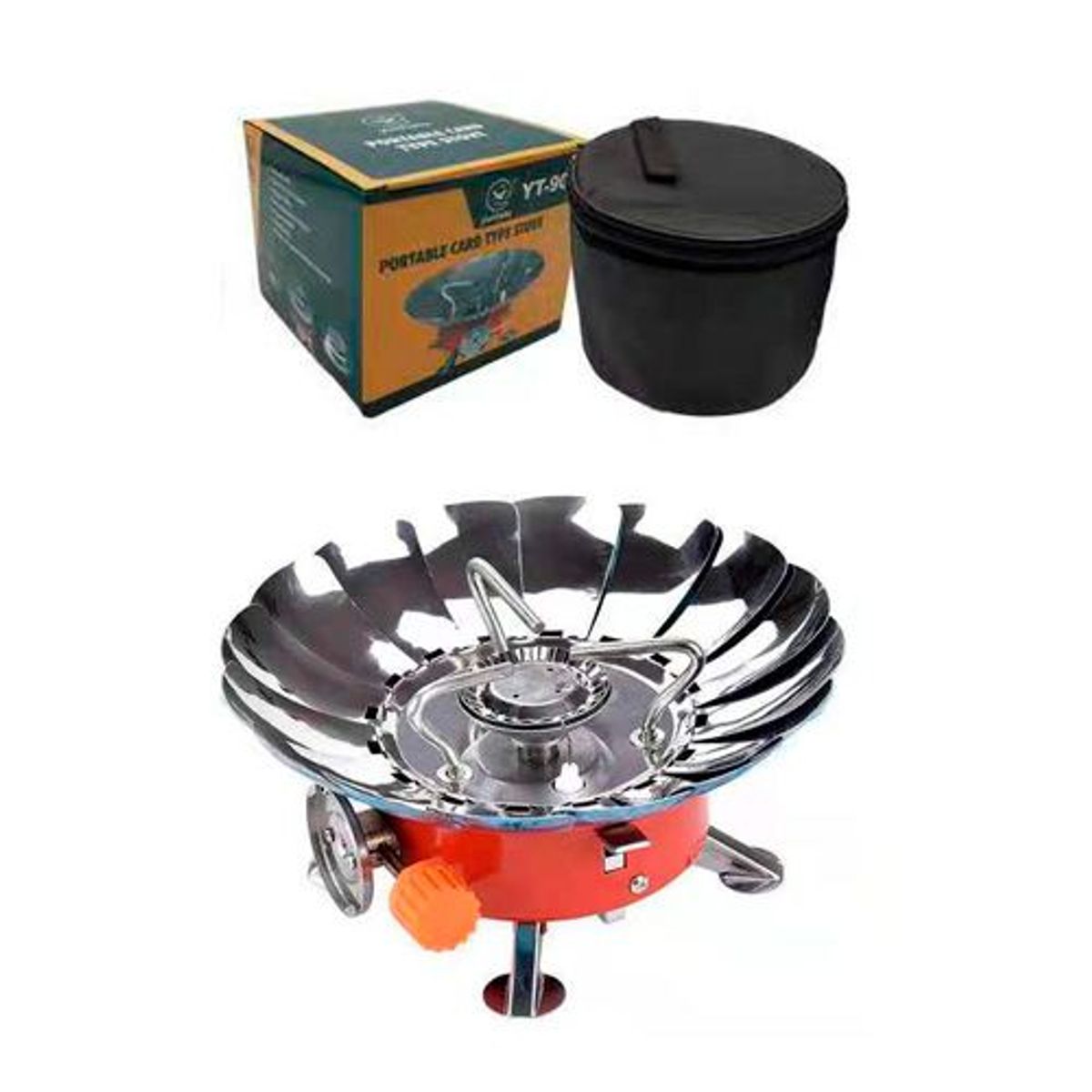 GENERICO - Cocina Camping Diseño Flor Viaje Portatil A Prueba De Viento