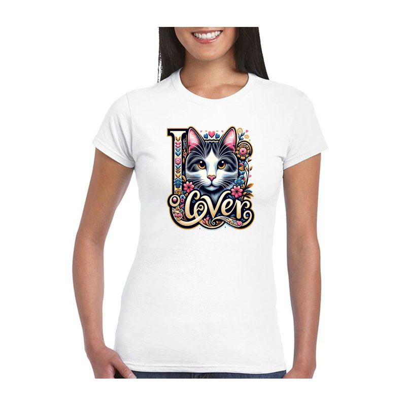 GENERICO - Polo manga corta D Nuñez - Cat lover mujer