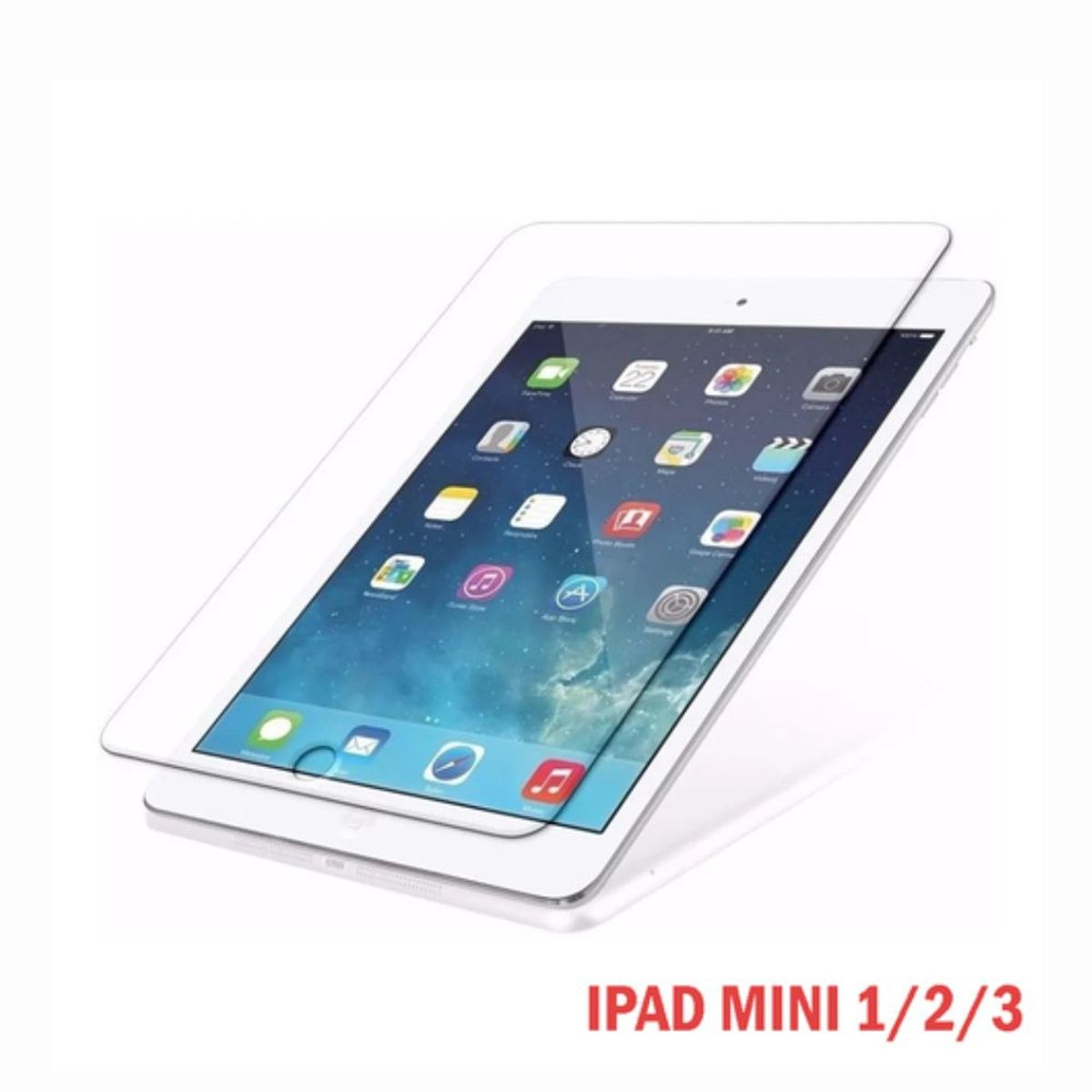 GENERICO - Mica de Vidrio Templado Para Ipad 1 2 3 Mini - HD