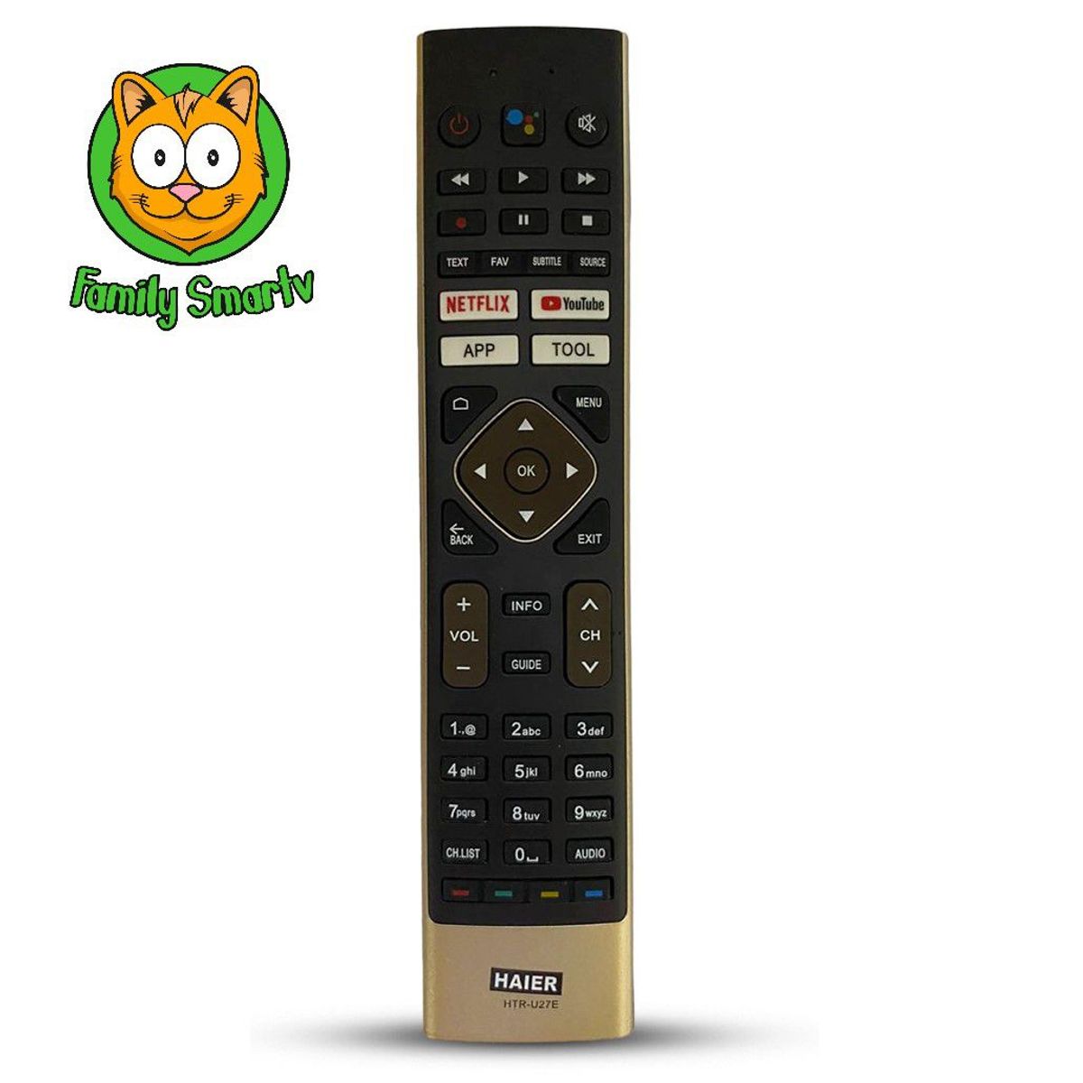 UNIVERSAL - Control Remoto Haier Smart tv 2024 + Pilas