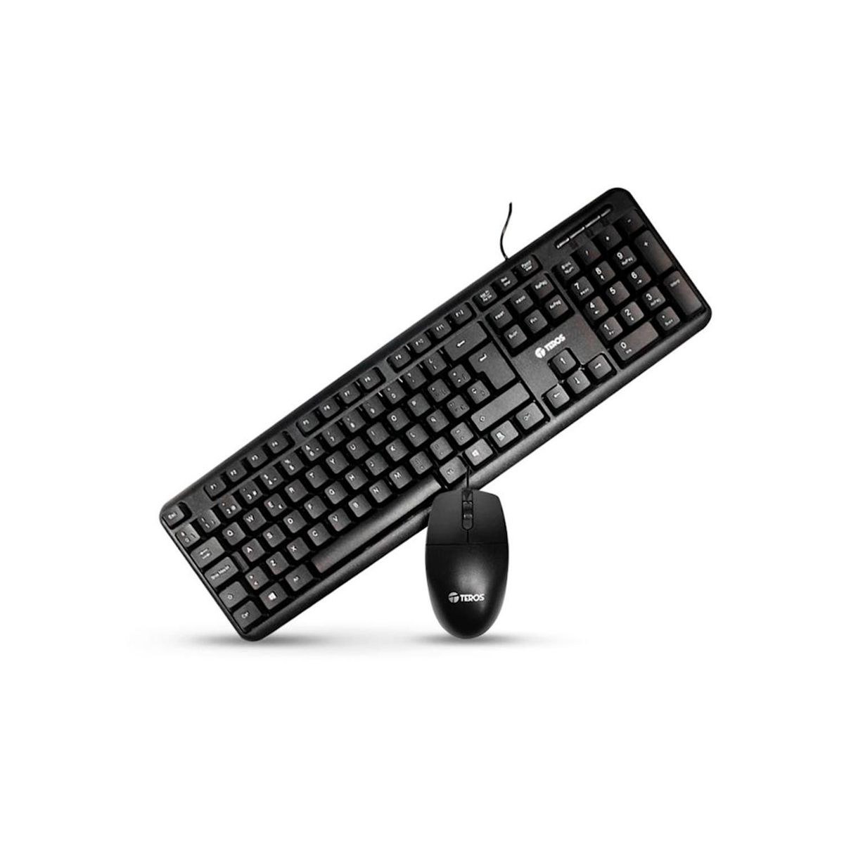 TEROS - Kit Teclado Y Mouse Teros TE4062N USB Sp Black