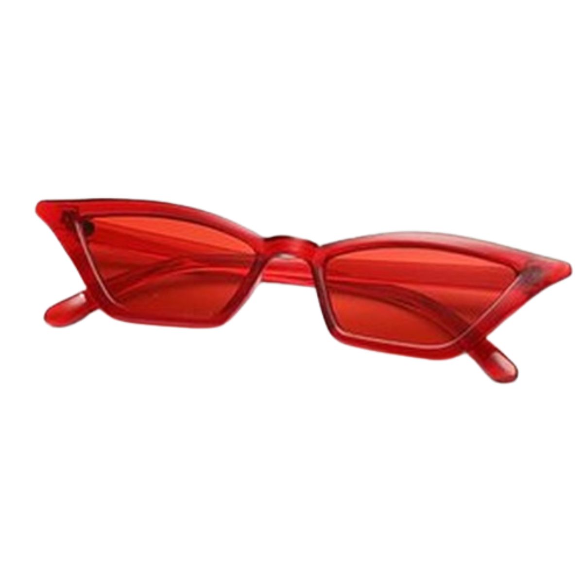 GENERICO - Lentes de Sol Mujer Ultra Cat Eye - Rojo Transparente