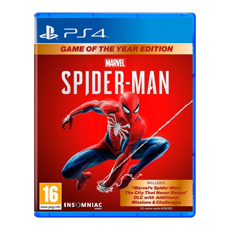 SONY - Spiderman Game Of The Year Edition Playstation 4 Euro