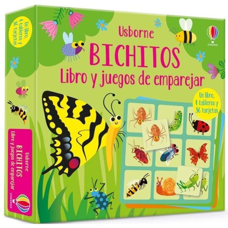 GENERICO - BICHITOS LIBRO Y JUEGOS DE EMPAREJAR