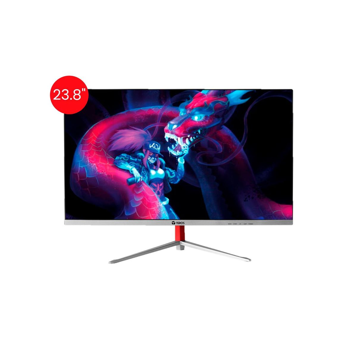 TEROS - Monitor Gaming Teros TE-2401S 23.8" Curvo Va FHD 100Hz 5Ms