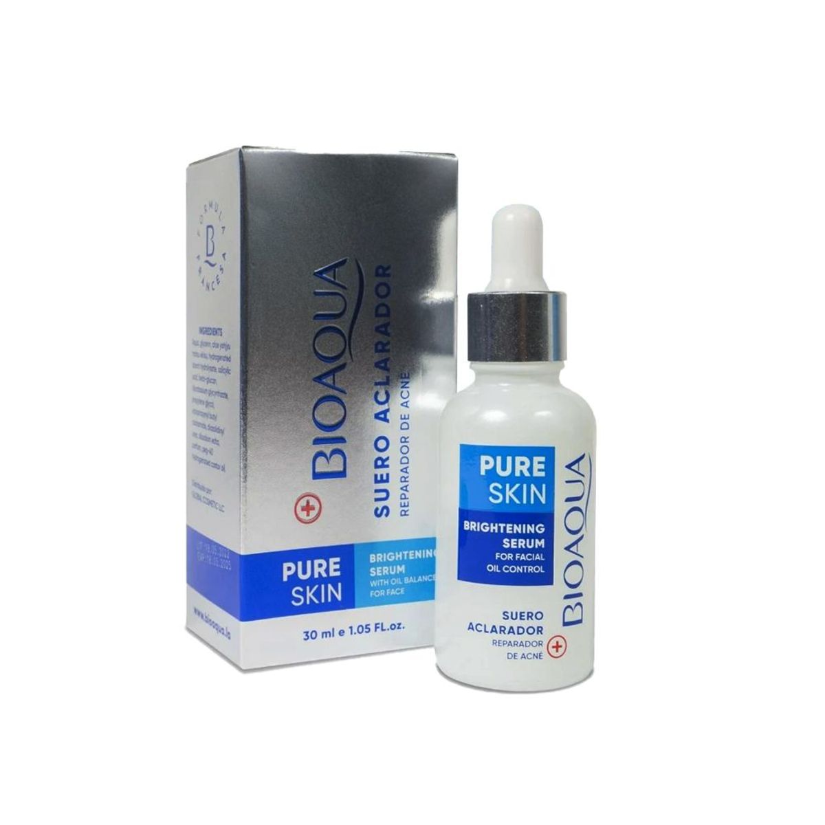 BIOAQUA - Suero Aclarador Pure Skin Reparador de Acné BIOAQUA