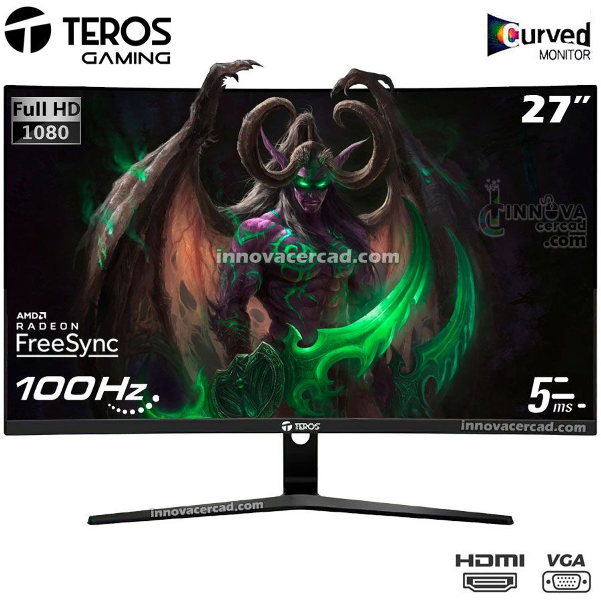 TEROS - Monitor Teros TE-2731S 27 VA 100Hz 1920x1080 Full HD FREESYNC