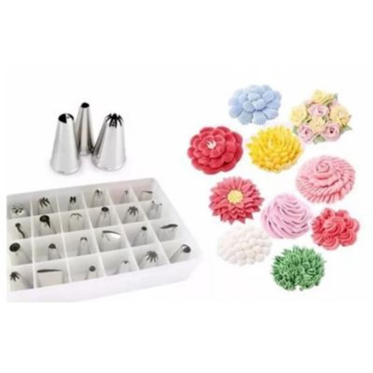 GENERICO - Set De 24 Boquillas Para Repostería