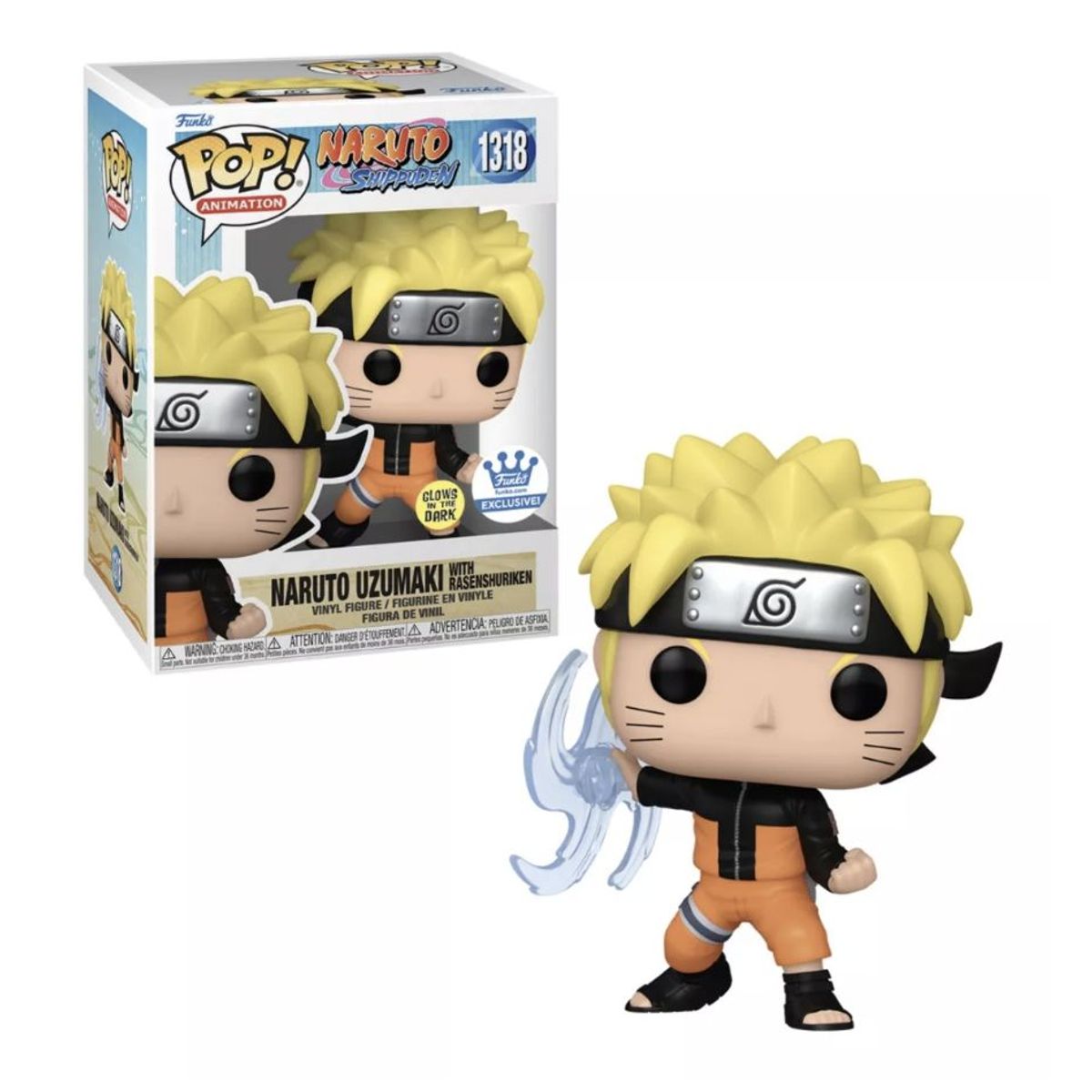 FUNKO - Naruto Rasenshuriken Glow Funko Pop 1318 Funkoshop