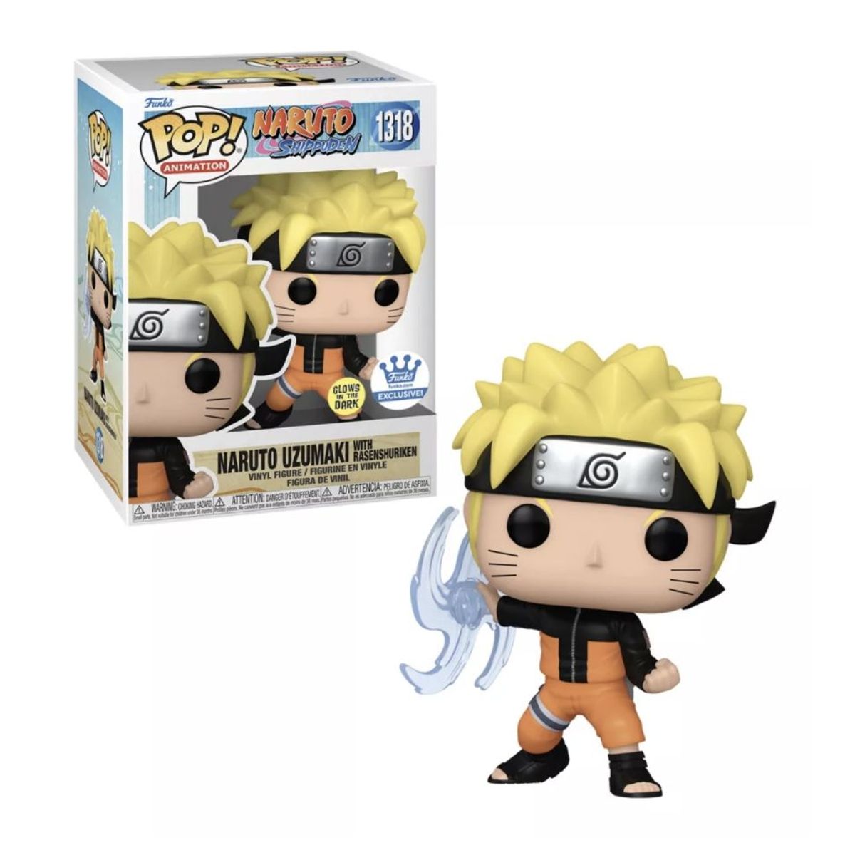 FUNKO - Naruto Rasenshuriken Glow Funko Pop 1318 Funkoshop