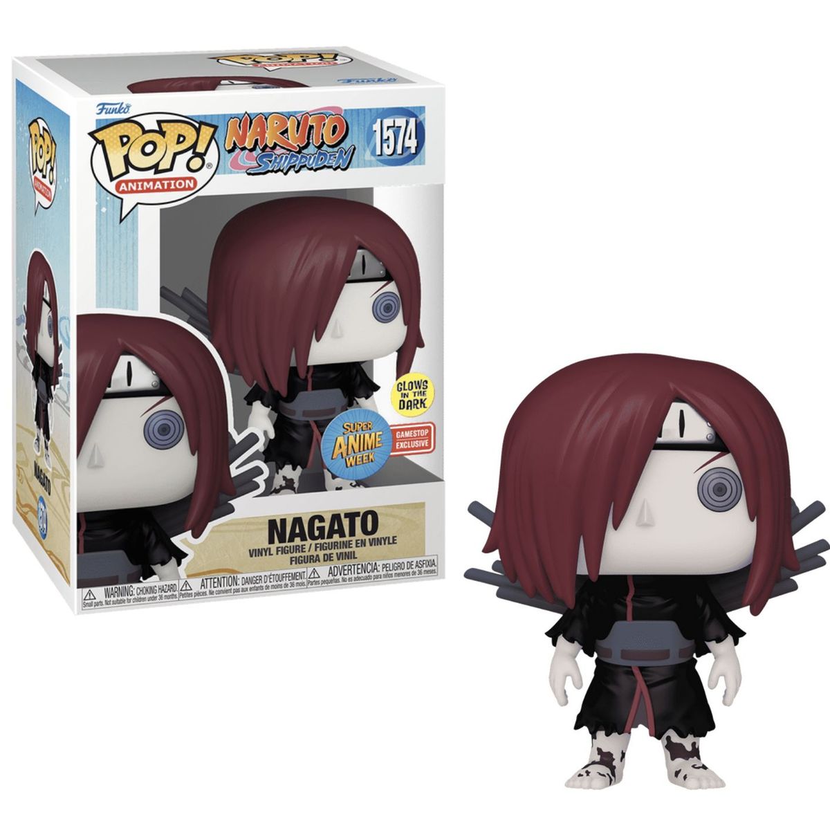 FUNKO - Nagato Funko Pop 1574 Naruto Shippuden Exclusivo Glow