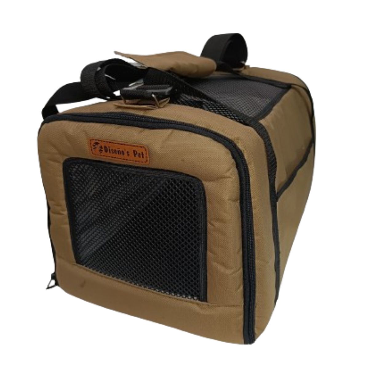 DISENO'S PET - Transportador kennel flexible para Mascota tamaño 40x28x25cm
